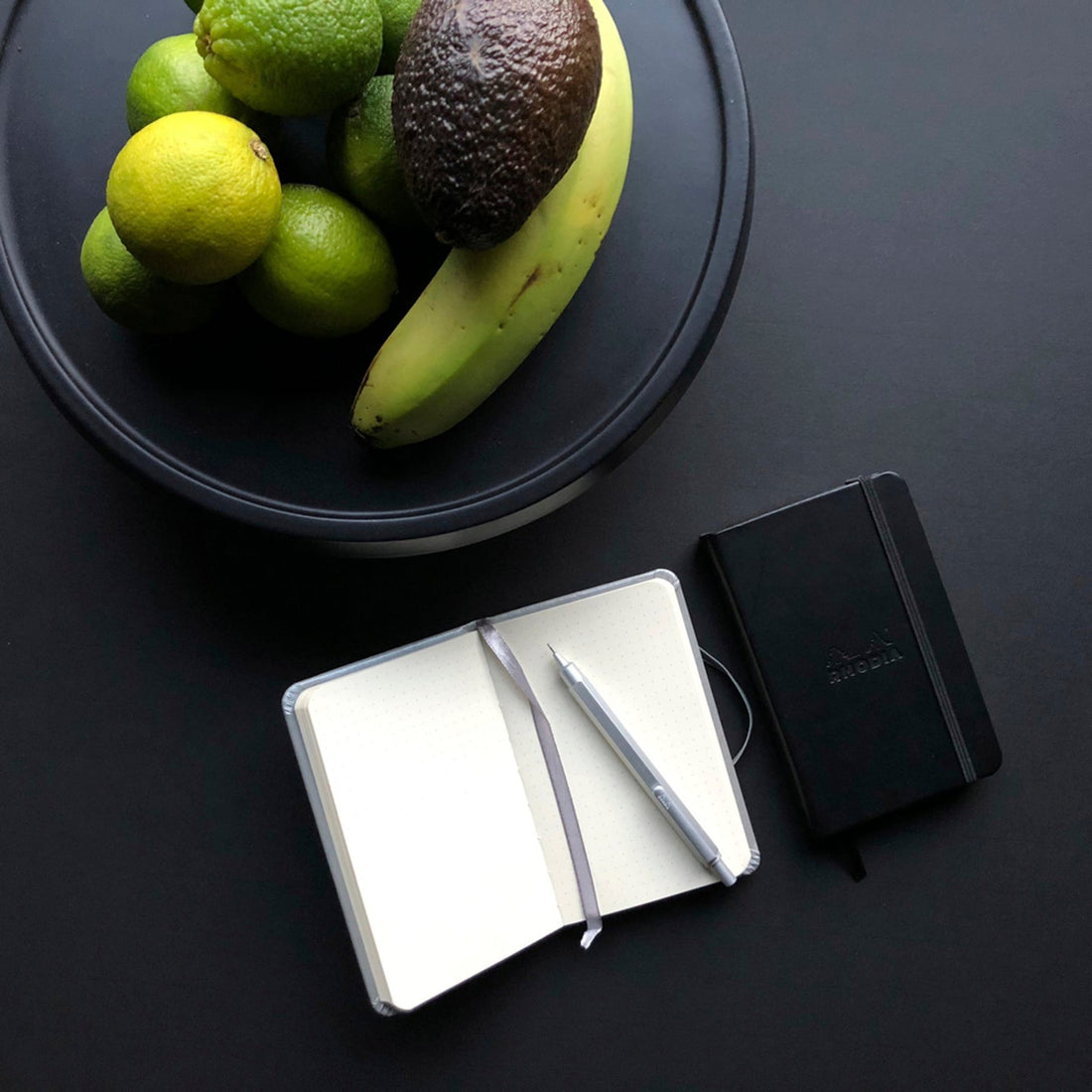 Cahier Web Dot 3,5X5,75 Noir RHODIA