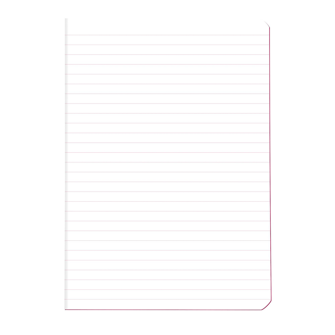 Carnet de notes Rhodia Couleurs ligné Prune piqûre 160 pages A5