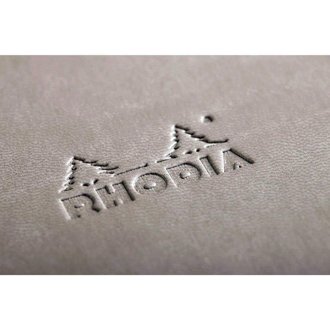 Carnet rembordé rigide ligné -beige- A5. 192 pages (14.8x21cm) RHODIA