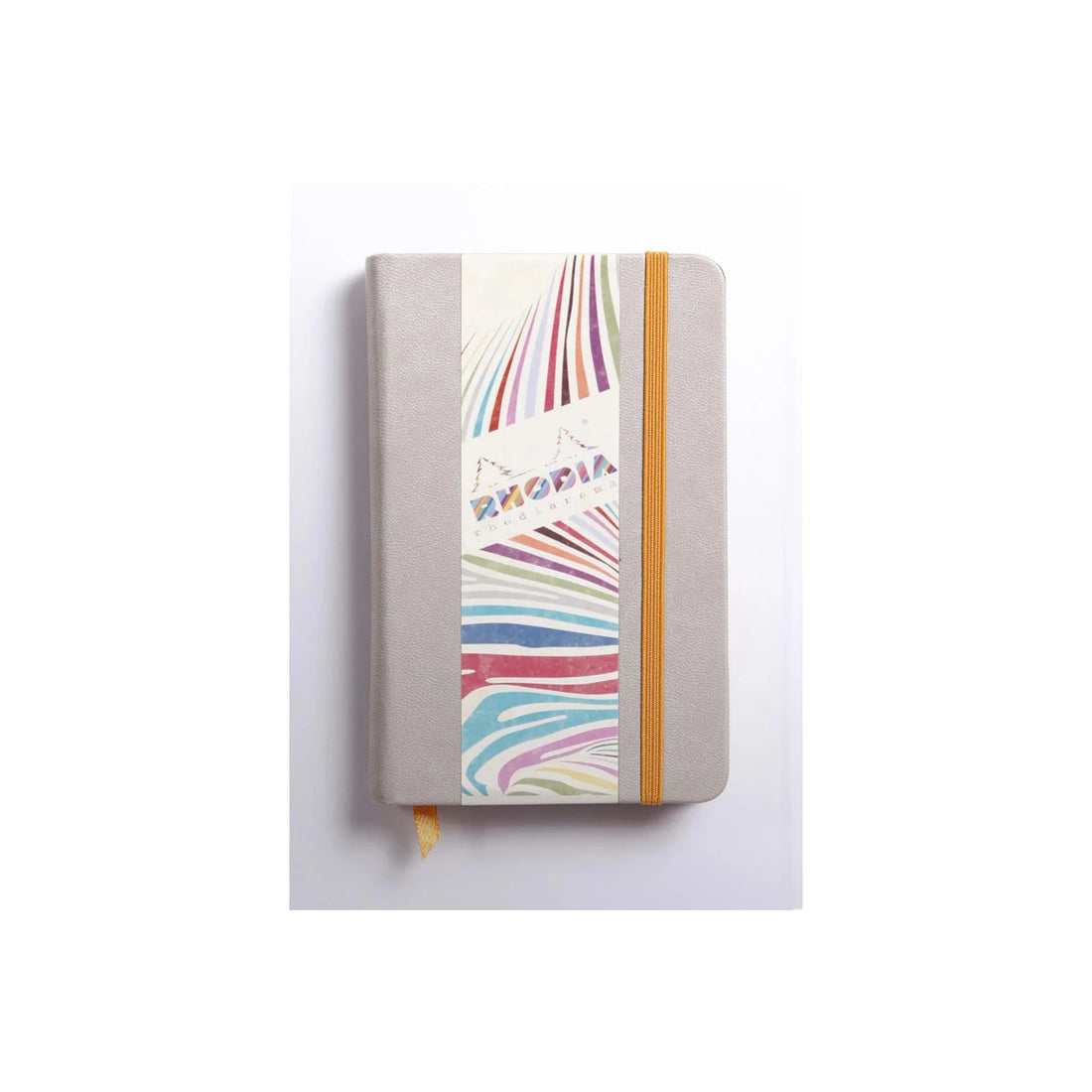 Carnet rembordé rigide ligné -beige- A5. 192 pages (14.8x21cm) RHODIA