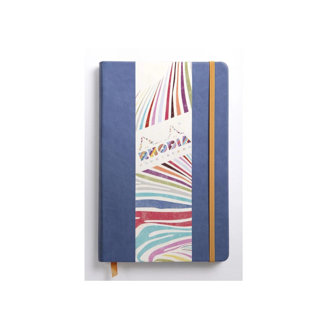 Carnet rembordé rigide ligné -bleu saphir- A5. 192 pages (14.8x21cm) RHODIA