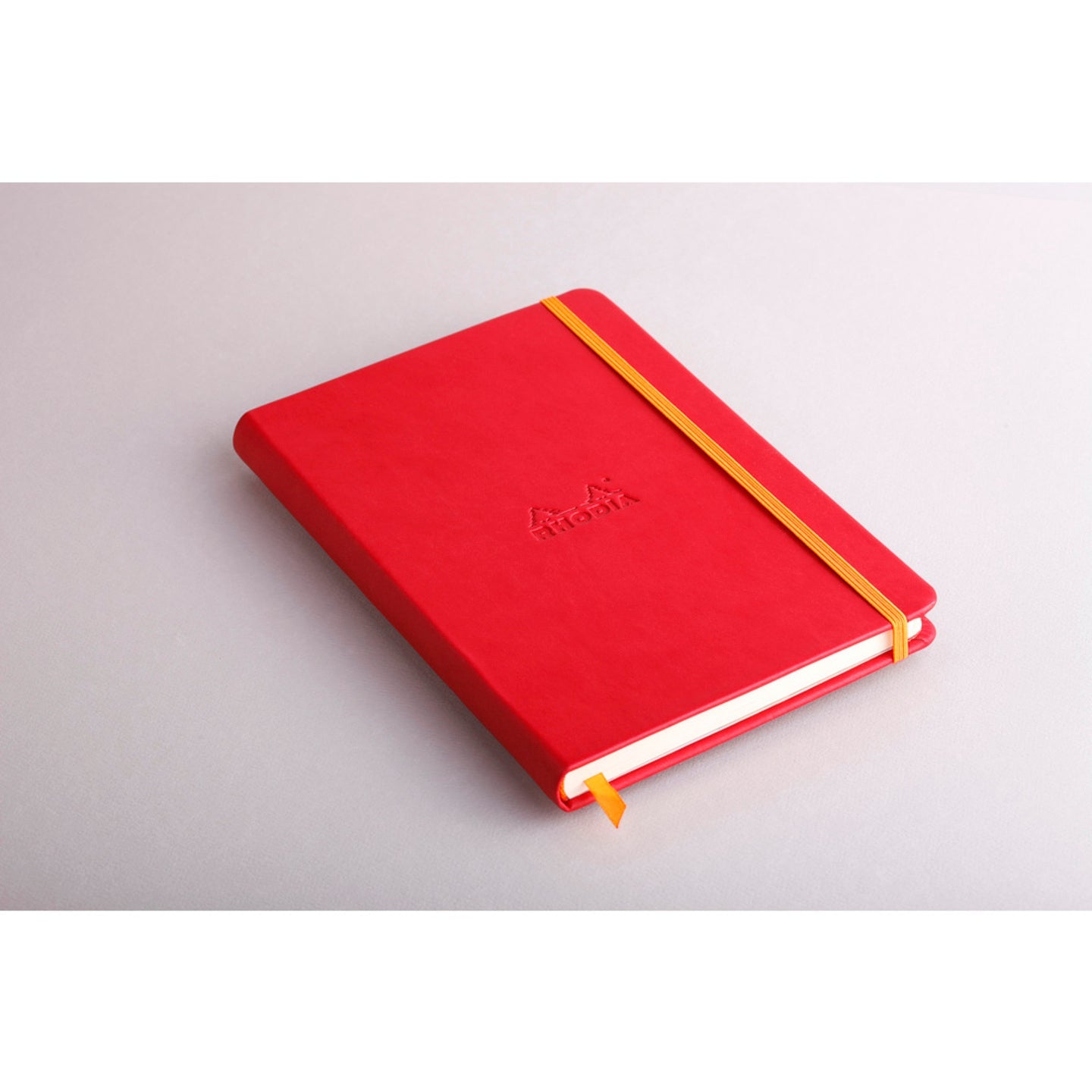 Carnet rembordé rigide ligné -coquelicot- A5. 192 pages (14.8x21cm) RHODIA