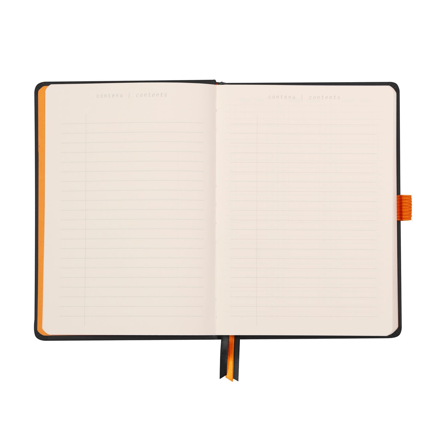 Rhodiarama Cahier de But Couverture Rigide Dot 5.5X8.5 240P. Noir RHODIA