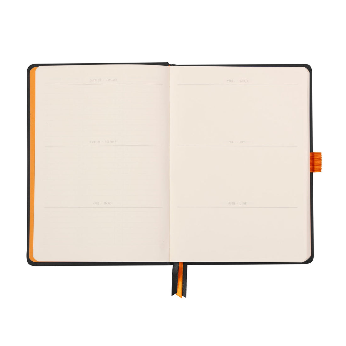Rhodiarama Cahier de But Couverture Rigide Dot 5.5X8.5 240P. Noir RHODIA