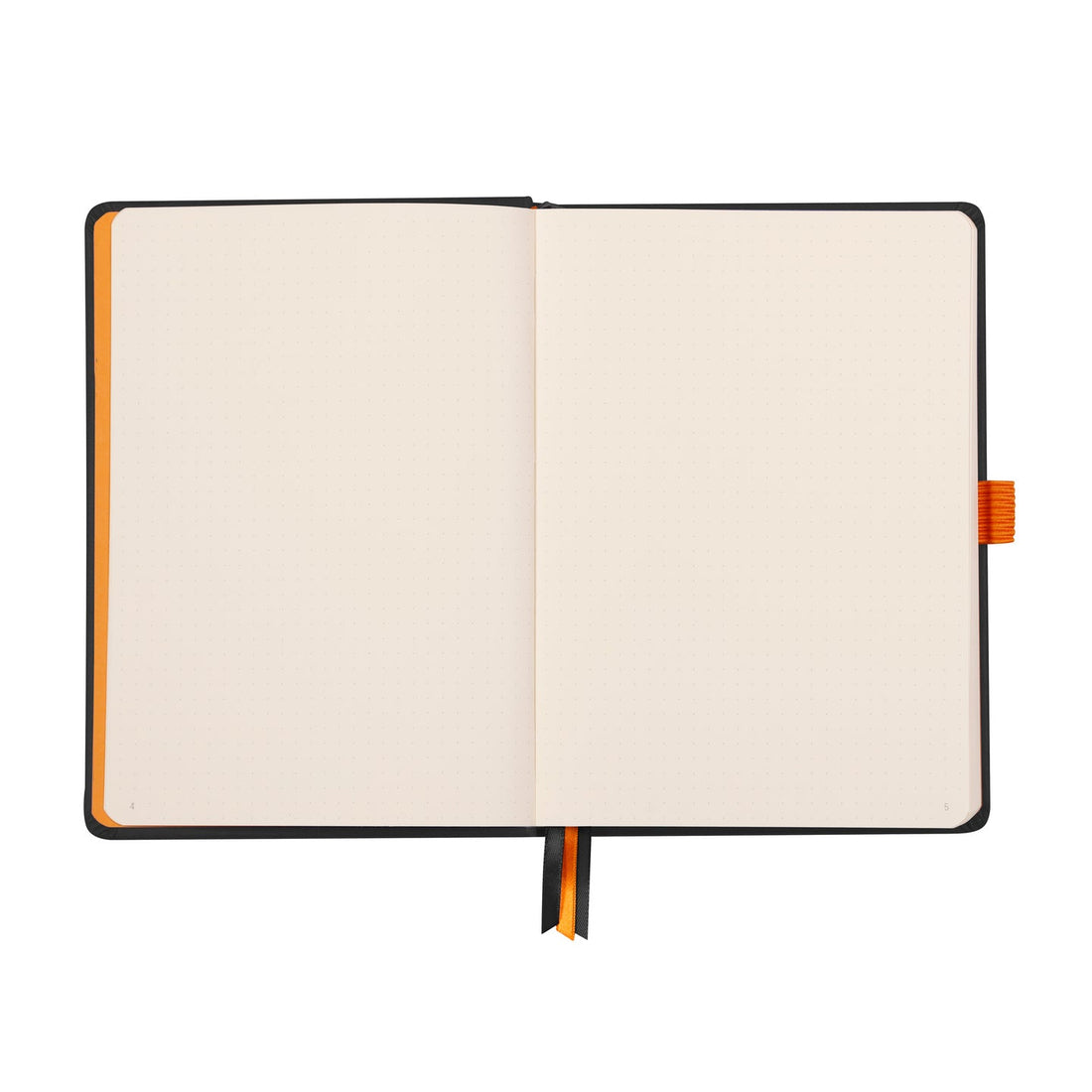 Rhodiarama Cahier de But Couverture Rigide Dot 5.5X8.5 240P. Noir RHODIA