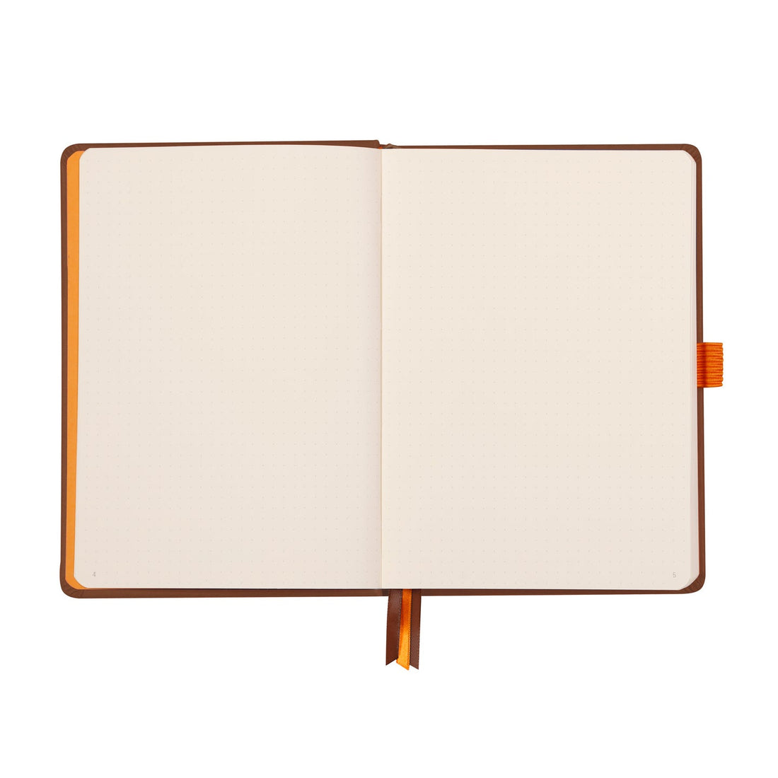 Rhodiarama Cahier de But Couverture Rigide Dot 5.5X8.5 240P. Chocolat RHODIA