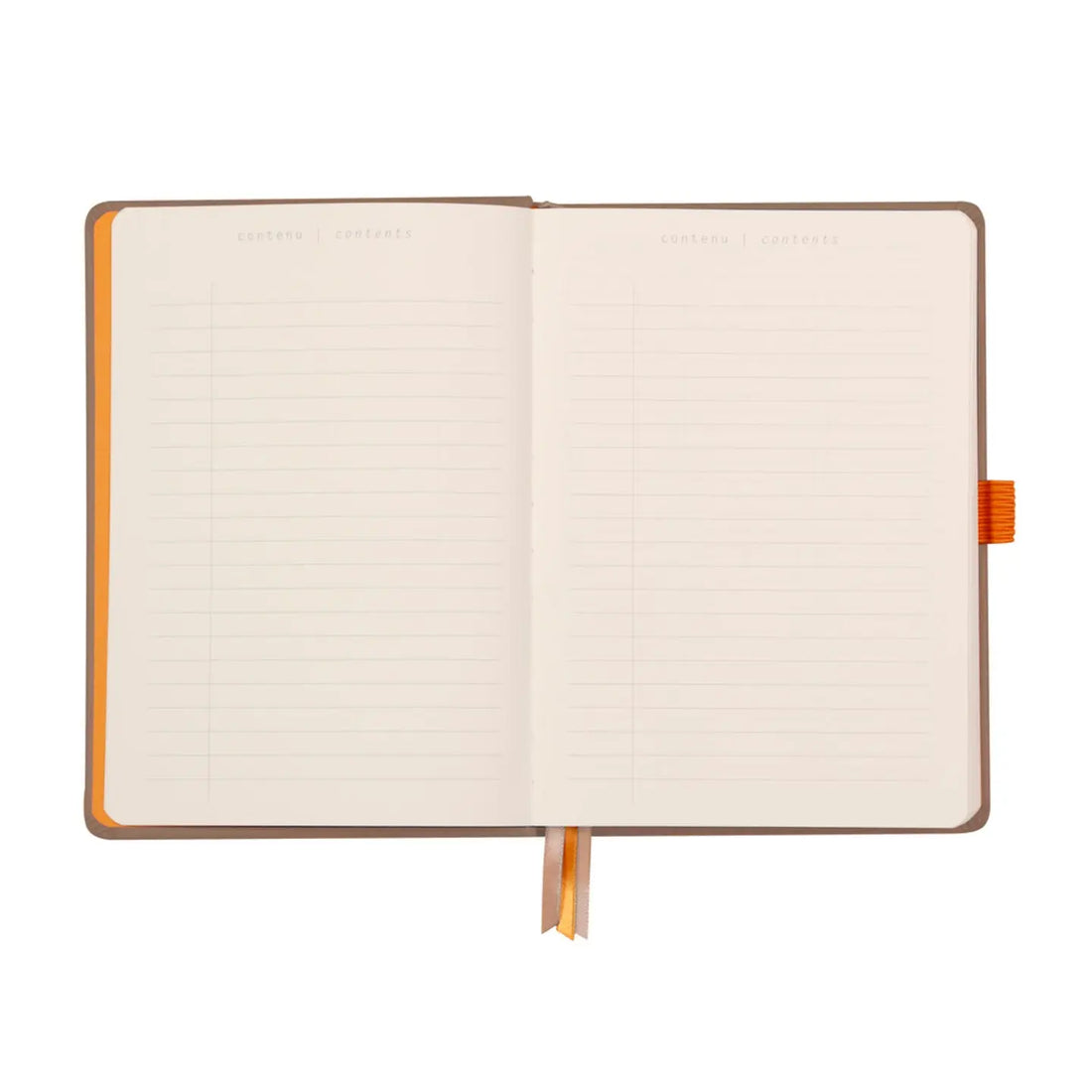 Rhodiarama Cahier de But Couverture Rigide Dot 5.5X8.5 240P. Taupeck RHODIA