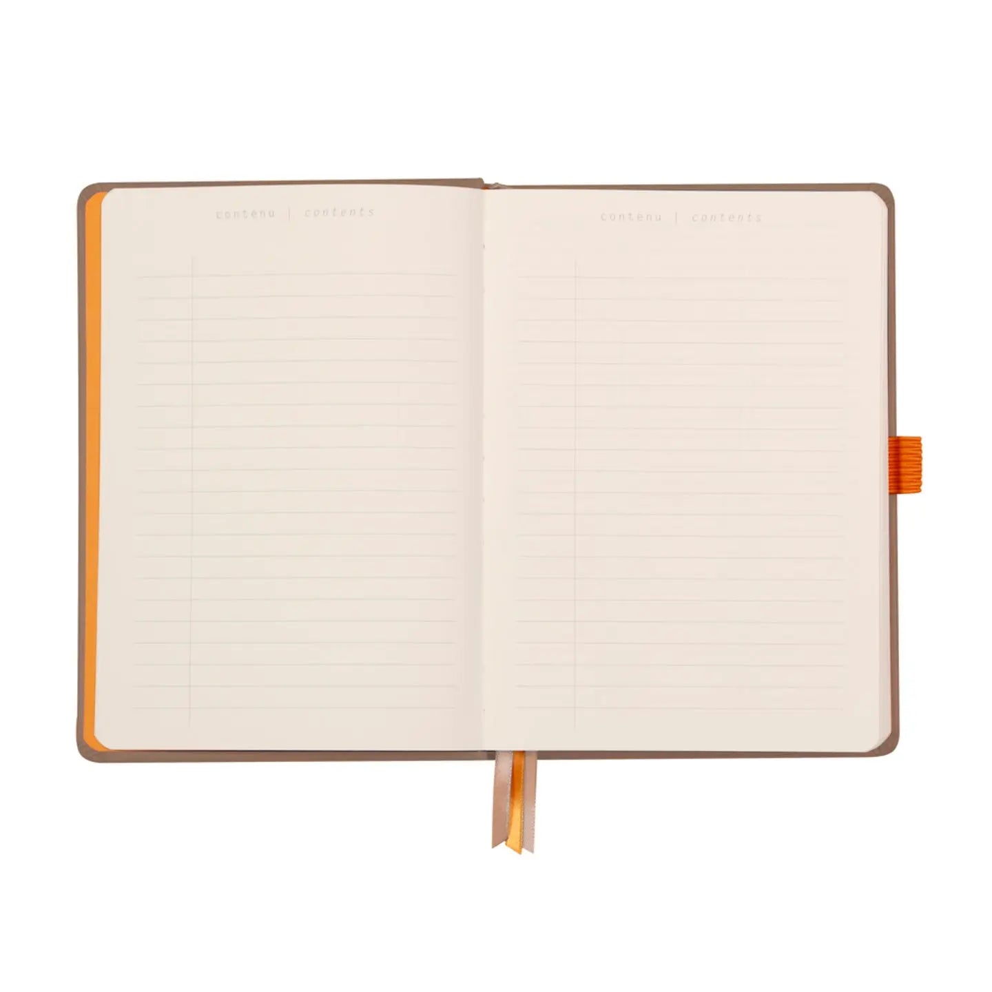Rhodiarama Cahier de But Couverture Rigide Dot 5.5X8.5 240P. Taupeck RHODIA
