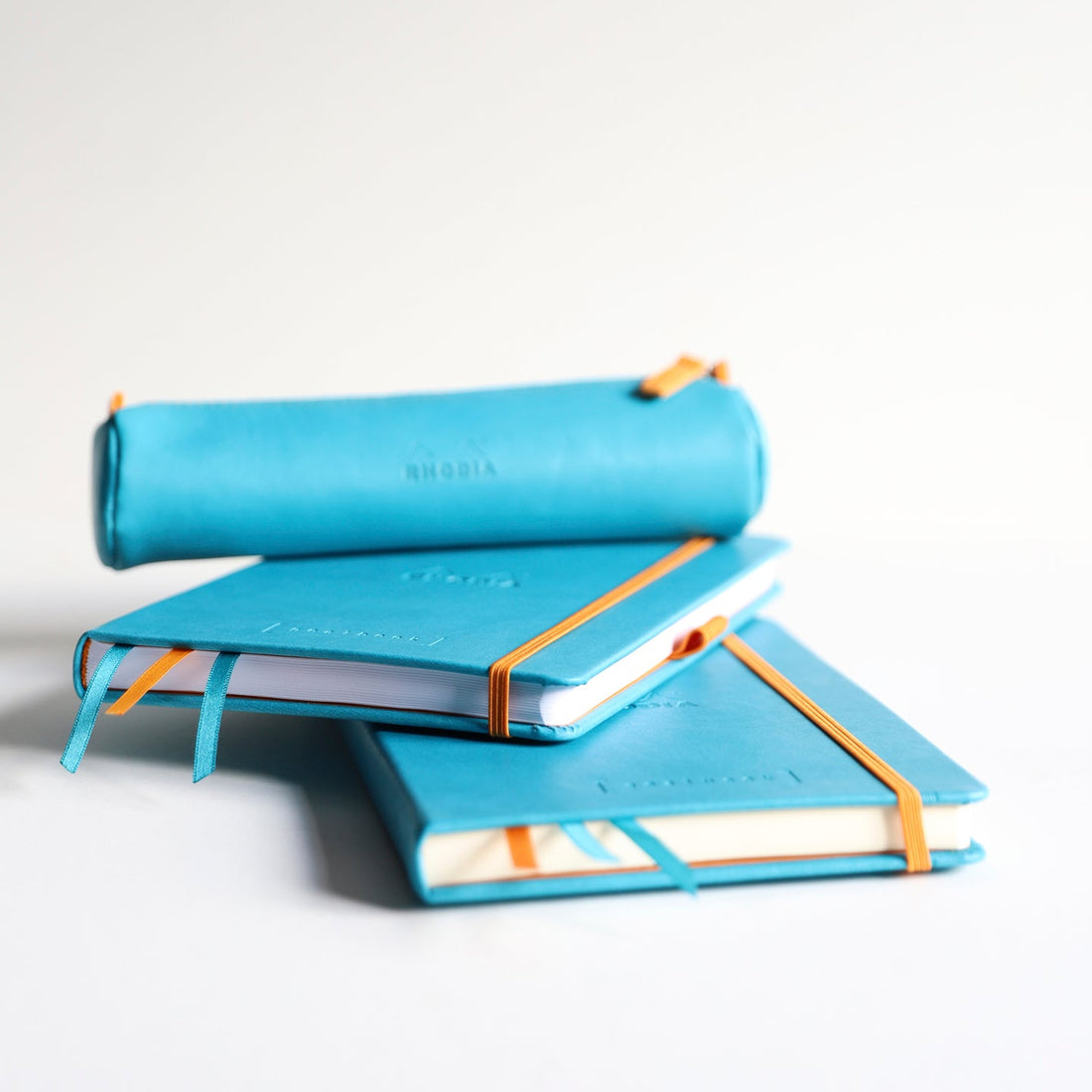 Rhodiarama Cahier de But Couverture Rigide Dot 5.5X8.5 240P. Turquoise RHODIA