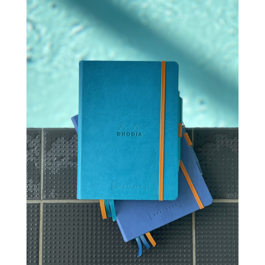 Rhodiarama Cahier de But Couverture Rigide Dot 5.5X8.5 240P. Turquoise RHODIA