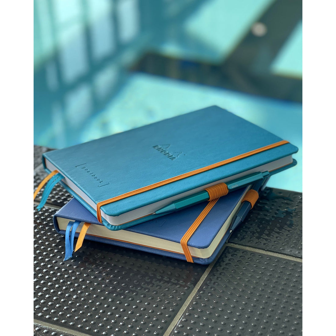 Rhodiarama Cahier de But Couverture Rigide Dot 5.5X8.5 240P. Saphir RHODIA