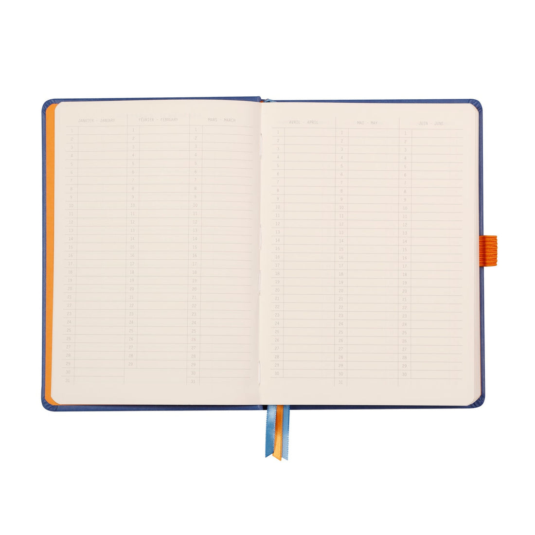 Rhodiarama Cahier de But Couverture Rigide Dot 5.5X8.5 240P. Saphir RHODIA