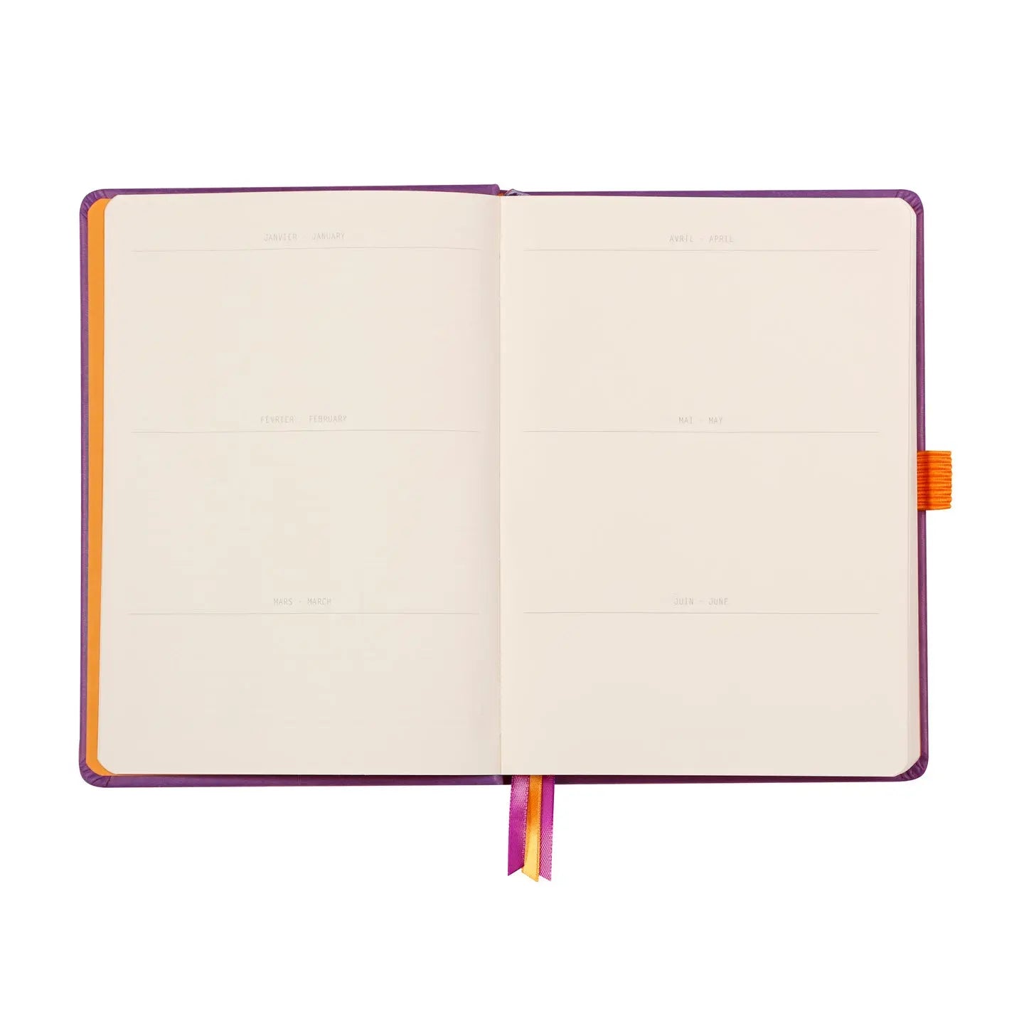 Rhodiarama Cahier de But Couverture Rigide Dot 5.5X8.5 240P. Violet RHODIA