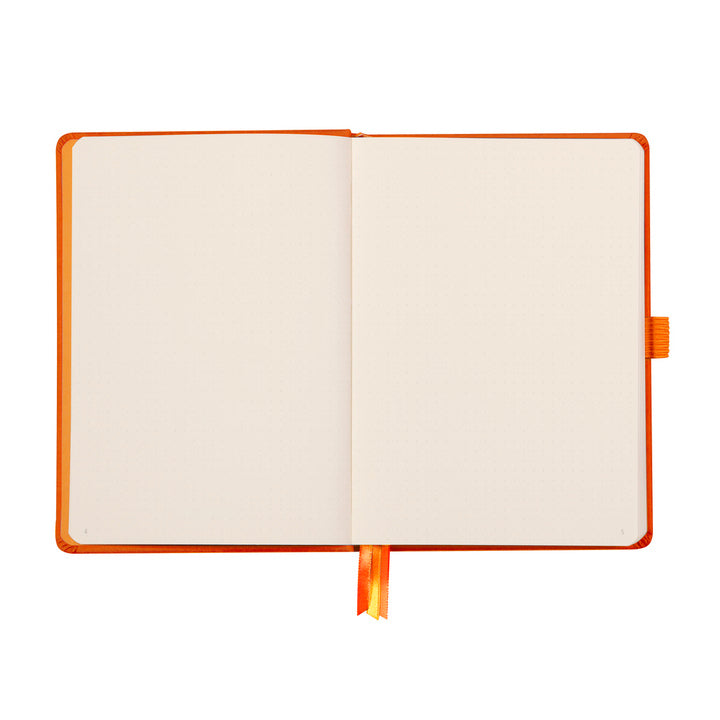 Rhodiarama Cahier de But Couverture Rigide Dot 5.5X8.5 240P. Tangerine RHODIA