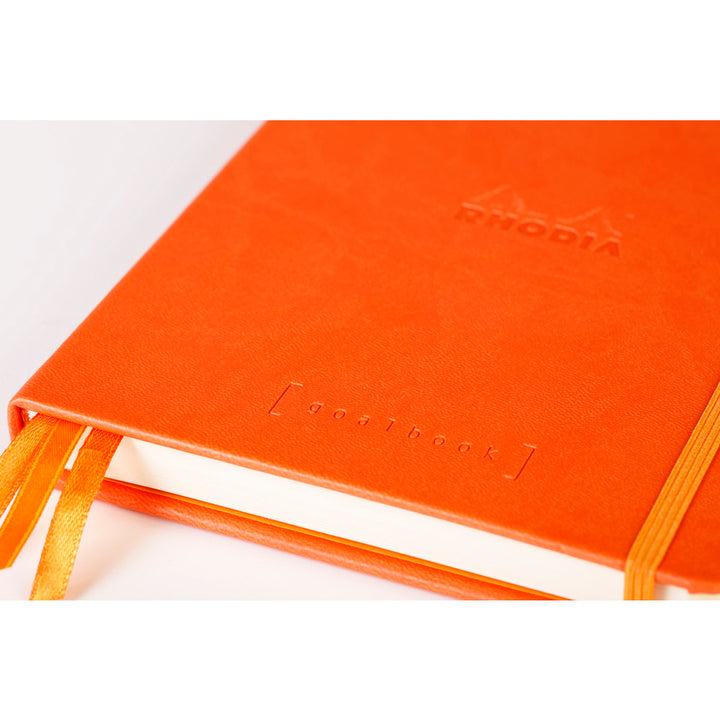 Rhodiarama Cahier de But Couverture Rigide Dot 5.5X8.5 240P. Tangerine RHODIA