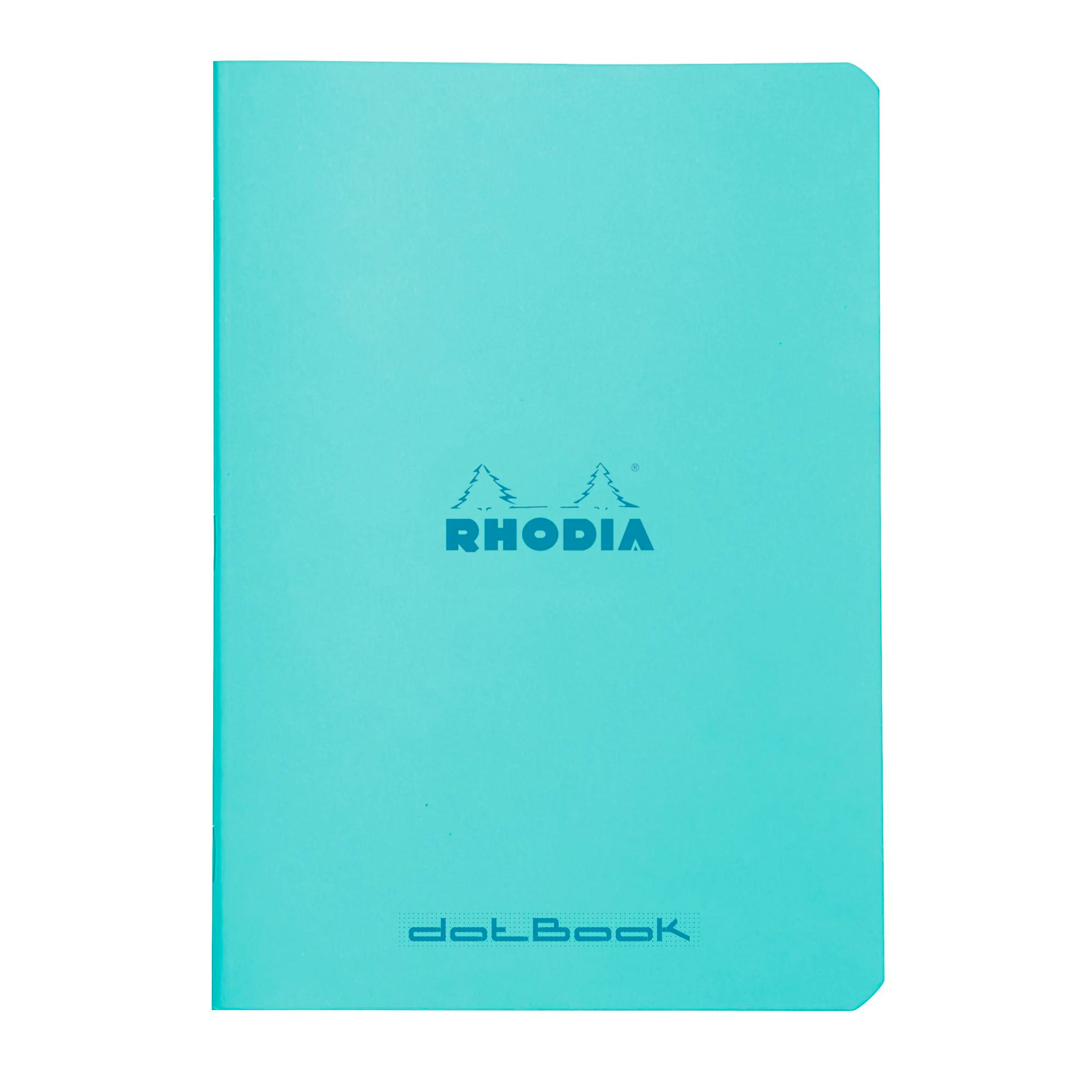 Carnet de notes Rhodia Couleurs dot Azur piqûre 160 pages A5