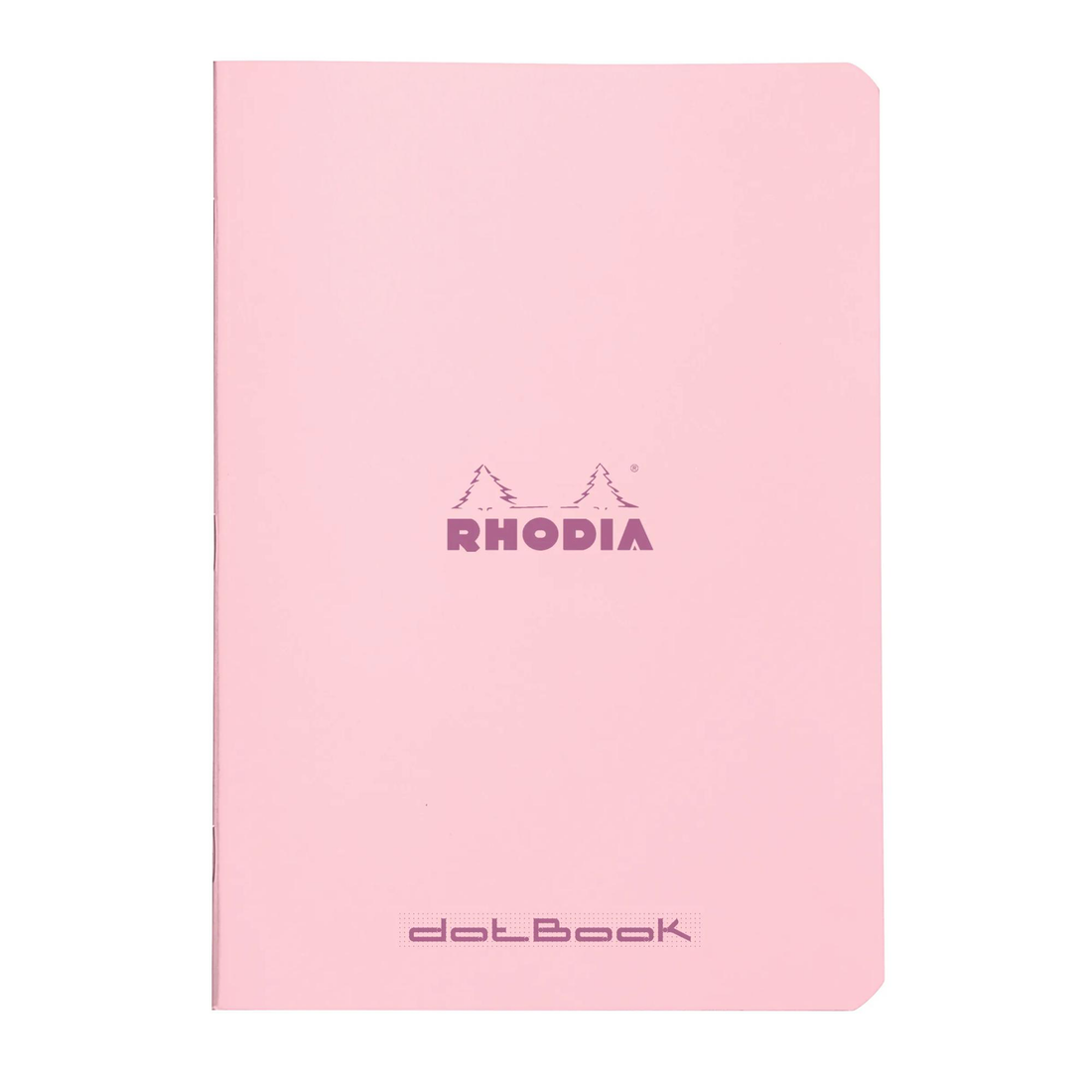 Carnet de notes Rhodia Couleurs dot Rose piqûre 160 pages A5