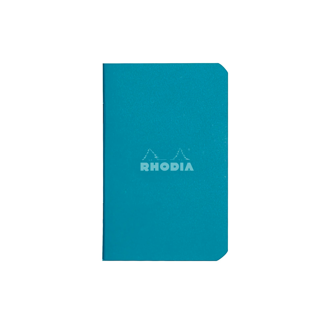 Carnet de notes Rhodia Couleurs quadrillé Paon piqûre 160 pages 7,5 x 12cm