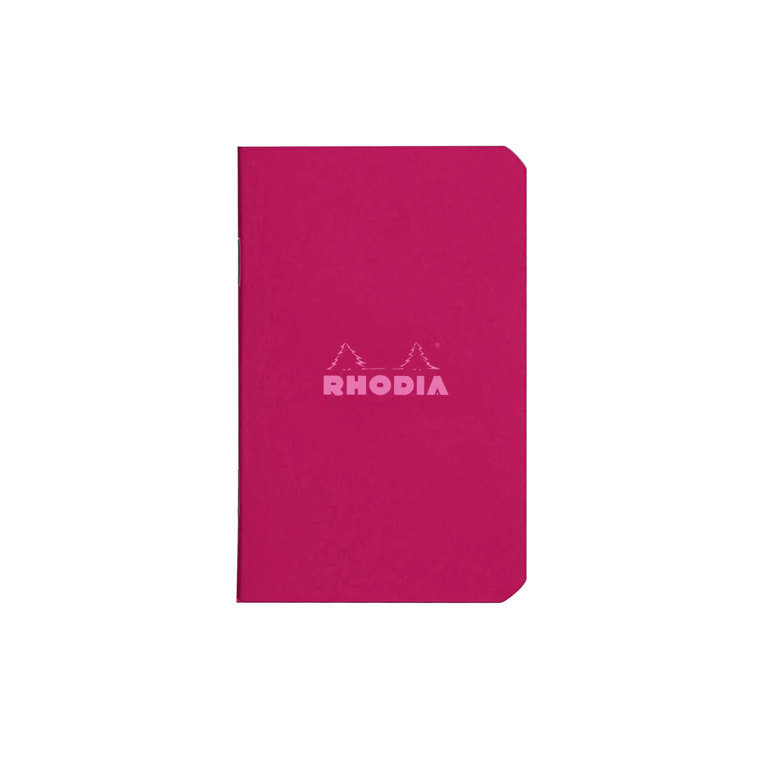 Carnet de notes Rhodia Couleurs quadrillé Prune piqûre 160 pages 7,5 x 12cm