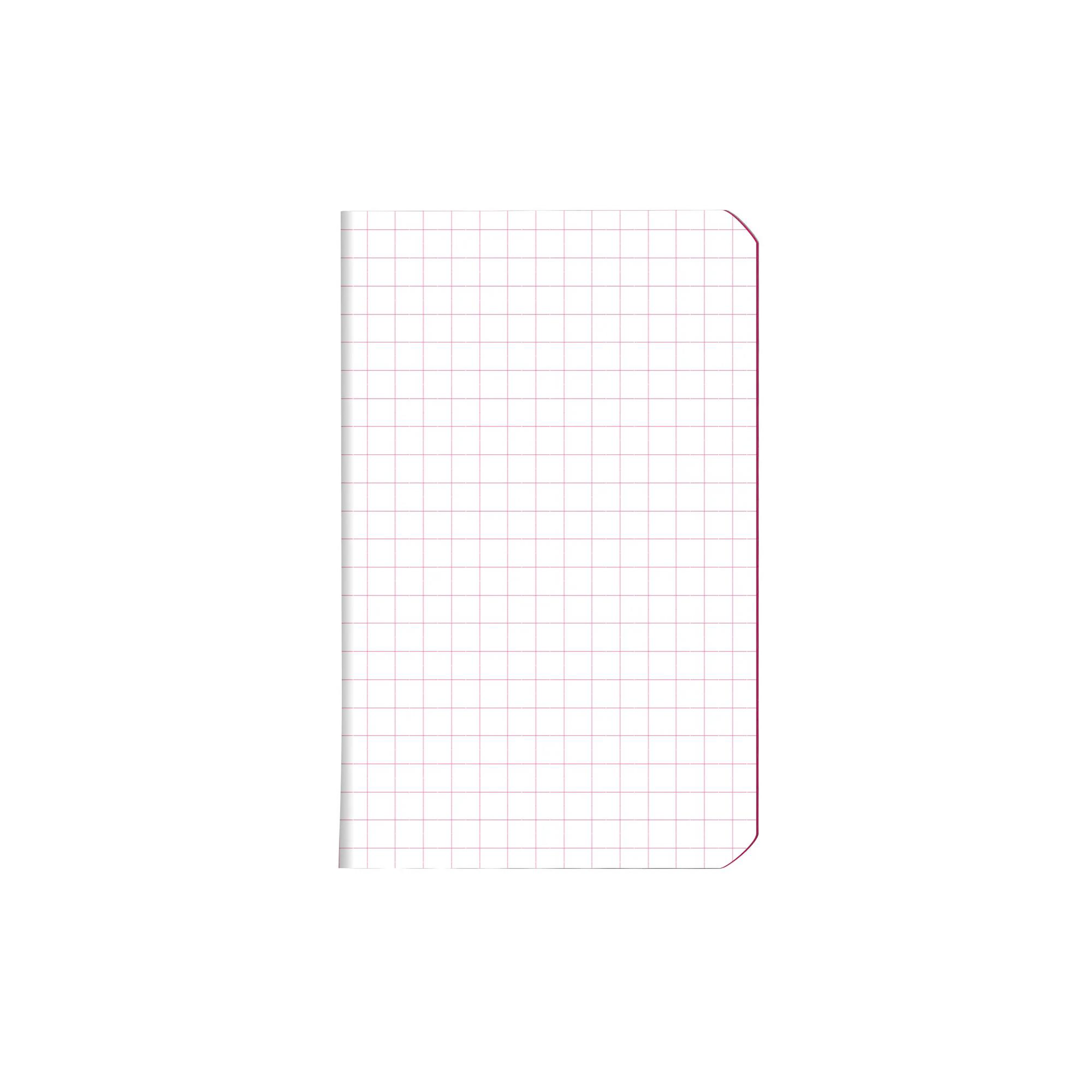 Carnet de notes Rhodia Couleurs quadrillé Prune piqûre 160 pages 7,5 x 12cm