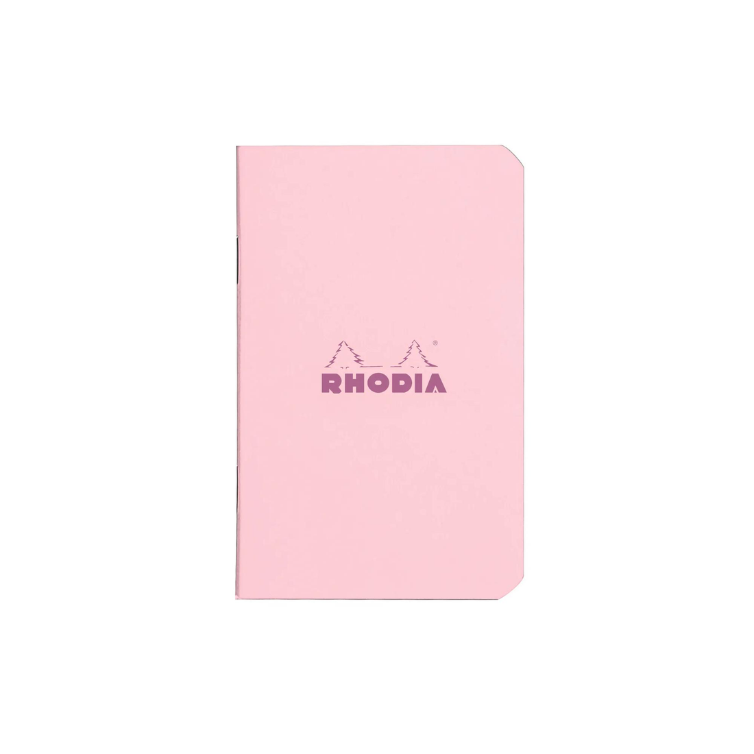 Carnet de notes Rhodia Couleurs ligné Rose piqûre 160 pages 7,5 x 12cm