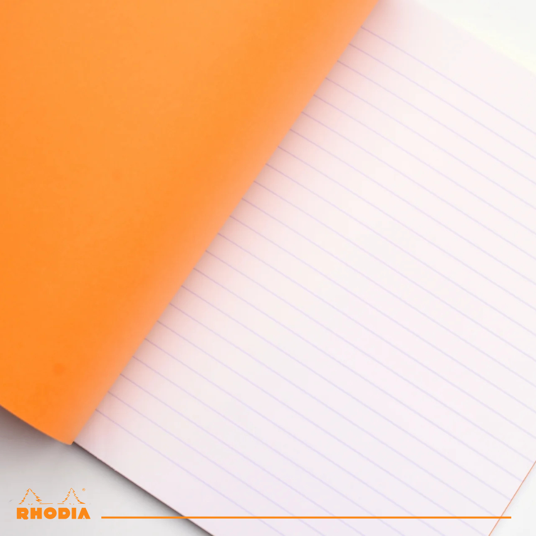 Cahier Ligné 5,75X8,25 Blanc RHODIA
