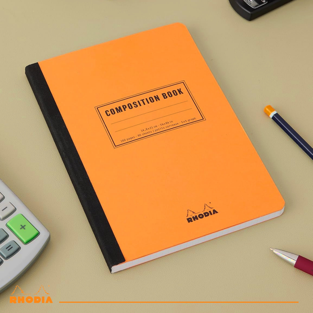 Livre de composition Classique Orange 5/5 7,5X10 RHODIA