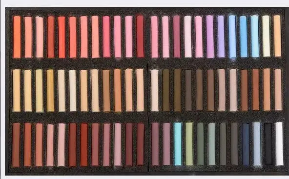Coffret Bois 72 Pastels Portrait BLOCKX