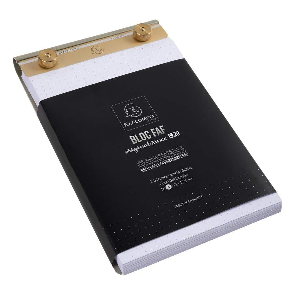 Bloc-notes FAF  N°4 dot - 170 feuilles (13.5x22cm)