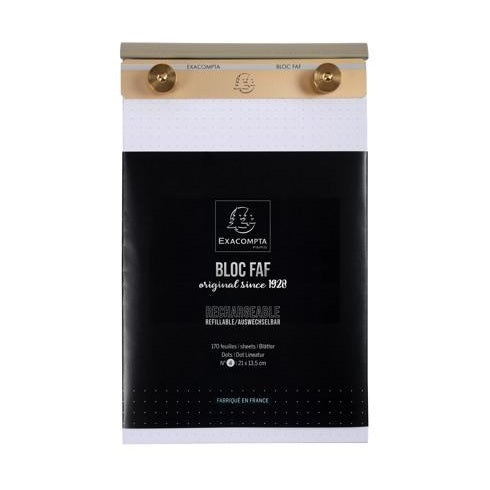Bloc-notes Faf-Dot 4 5¼X8¼ EXACOMPTA