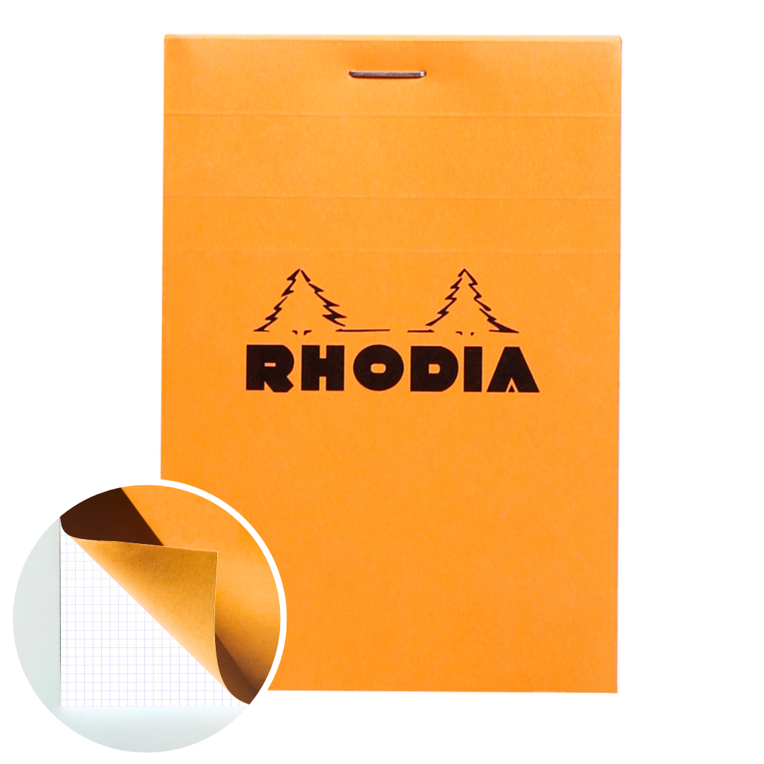 Bloc-Notes Orange  12 5/5 3.75X4.75 RHODIA