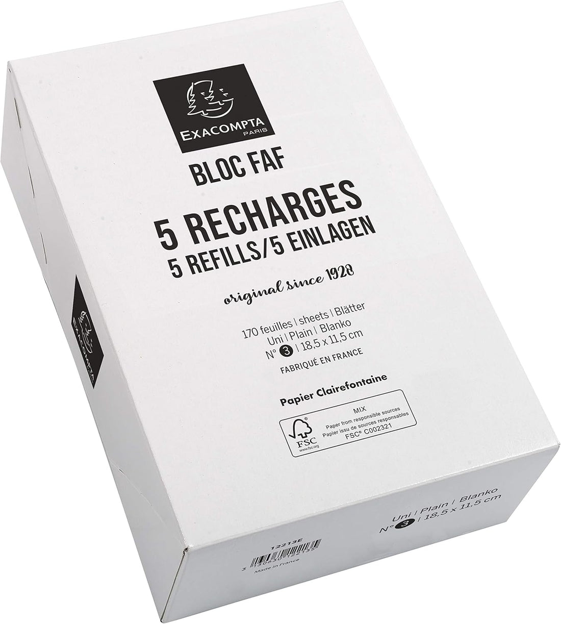 Pack Of 5 Blank Refills (4.5x7.5in)