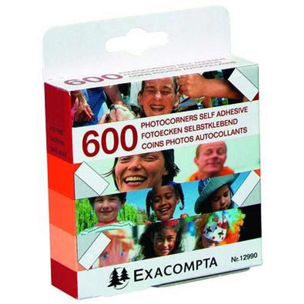 Coins autocollants pour photo (600) CLAIREFONTAINE