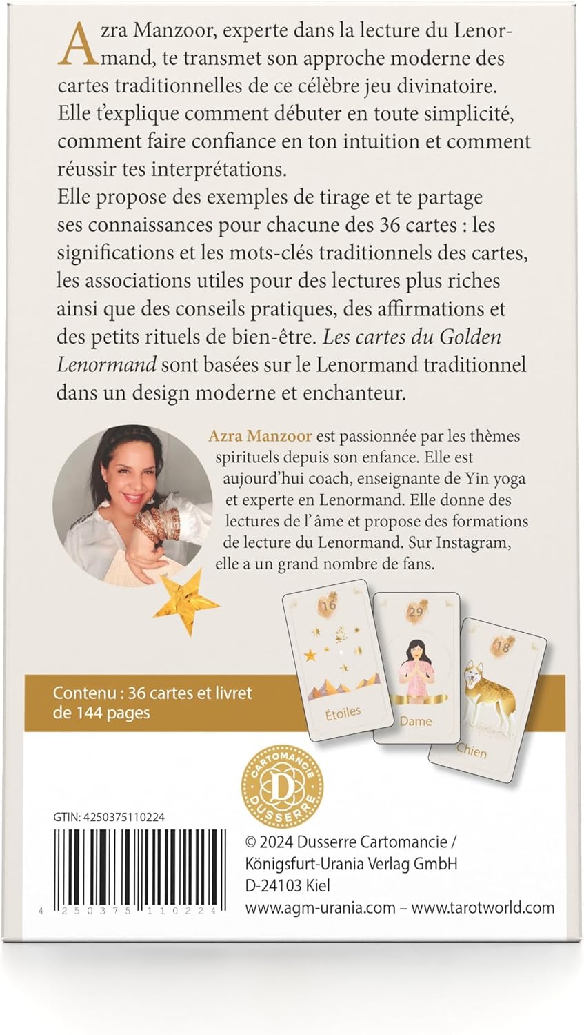 GOLDEN LENORMAND - 36 CARTES CARTAMUNDI