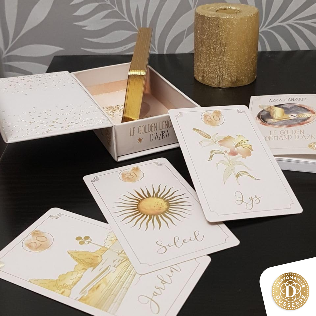 GOLDEN LENORMAND - 36 CARTES CARTAMUNDI