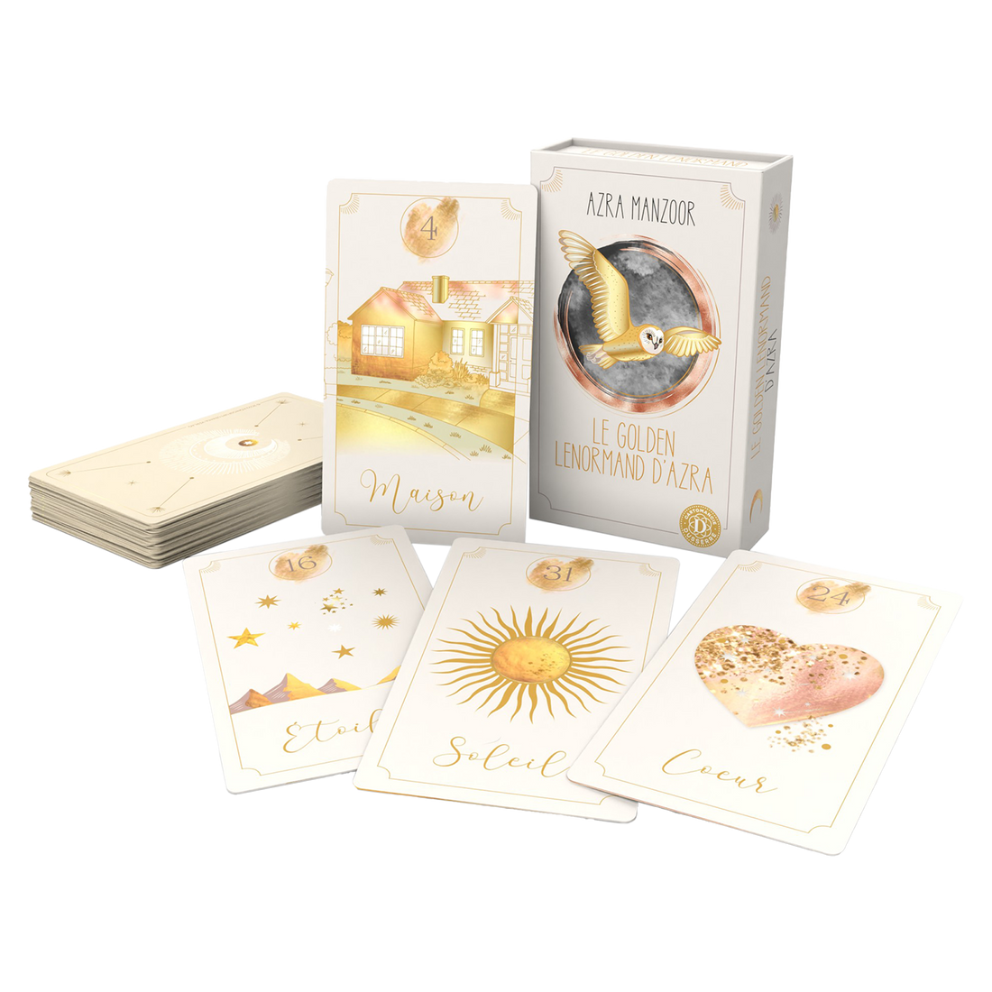 GOLDEN LENORMAND - 36 CARTES CARTAMUNDI