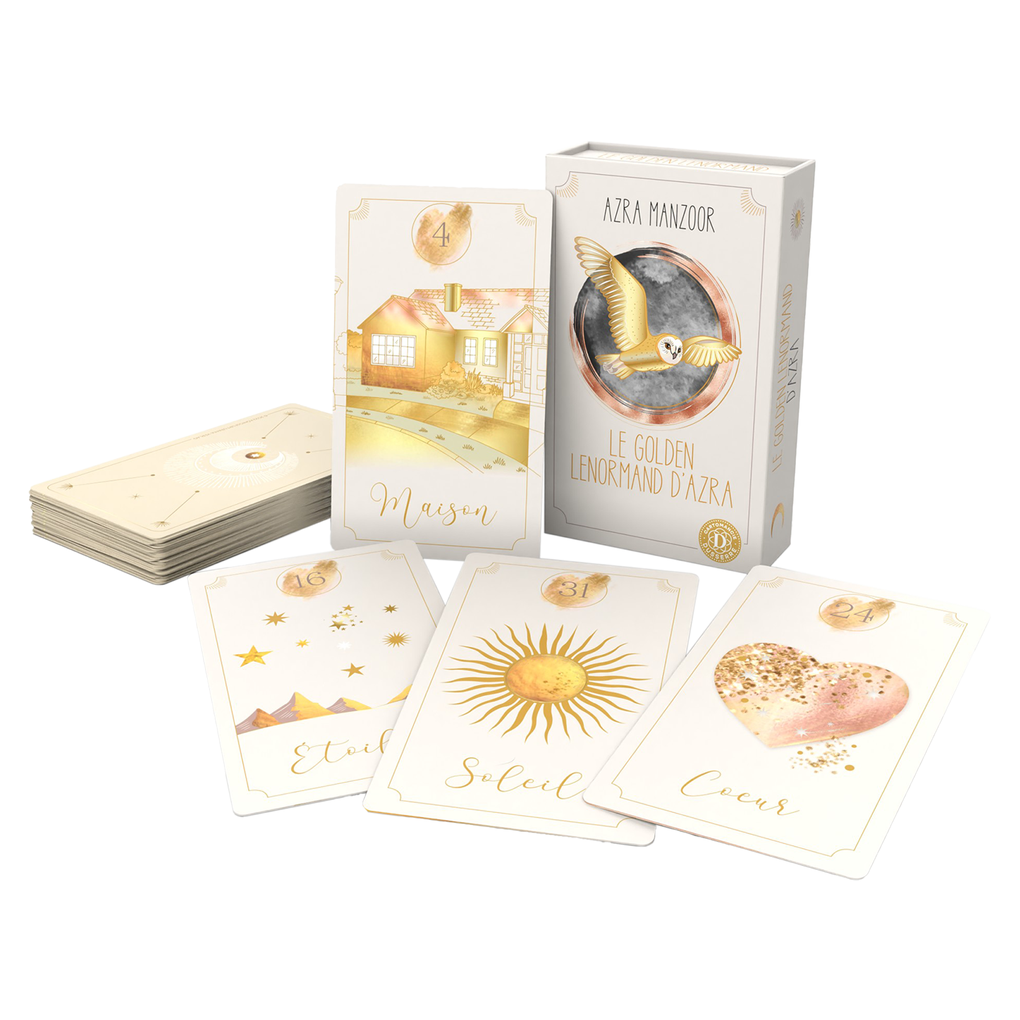 GOLDEN LENORMAND - 36 CARTES CARTAMUNDI