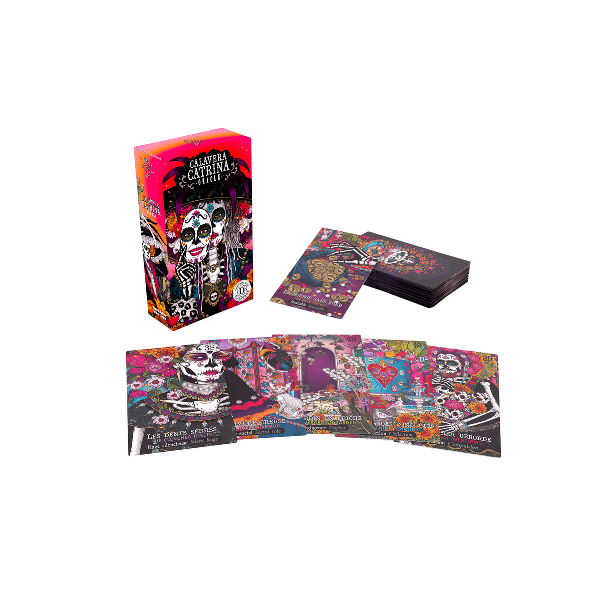 L'ORACLE DE LA CALAVERA CATRINA - LES 7 VANITÉS DE L'OMBRE - 49 CARTES - CARTAMUNDI