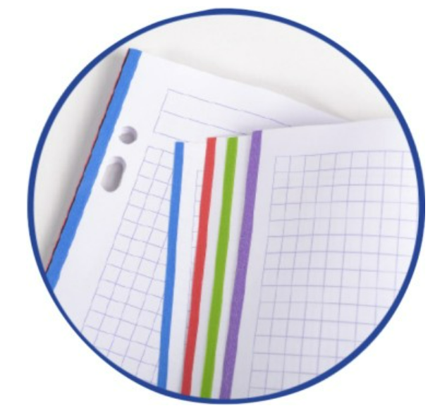 Mimesys, Classeur en carton A4 à anneaux  Assortis CLAIREFONTAINE