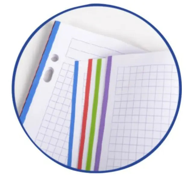 Mimesys, Classeur en carton A4 à anneaux  Assortis CLAIREFONTAINE