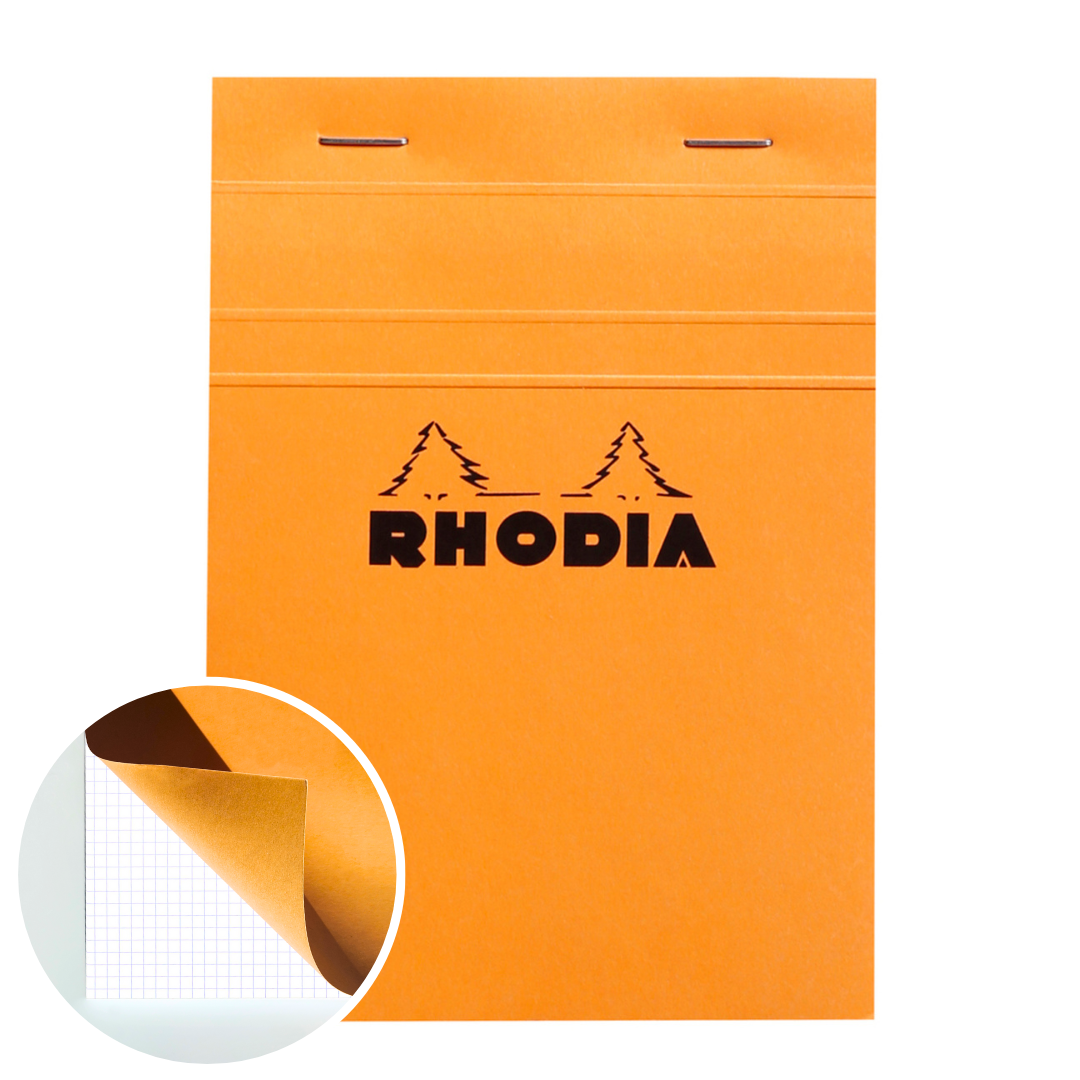 Bloc-Notes Graphique  Orange 4X5.75 RHODIA