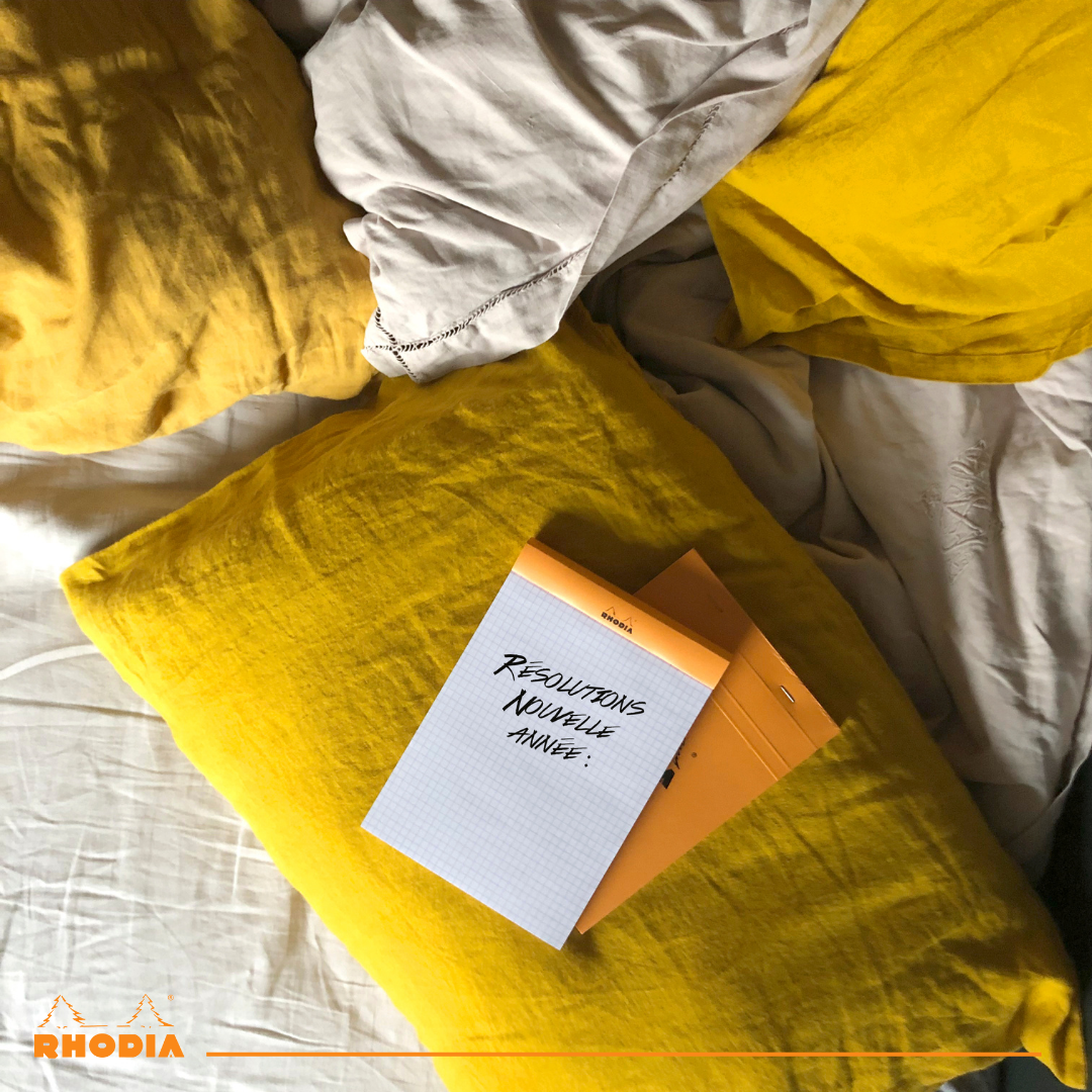 Bloc-Notes Graphique  Orange 4X5.75 RHODIA