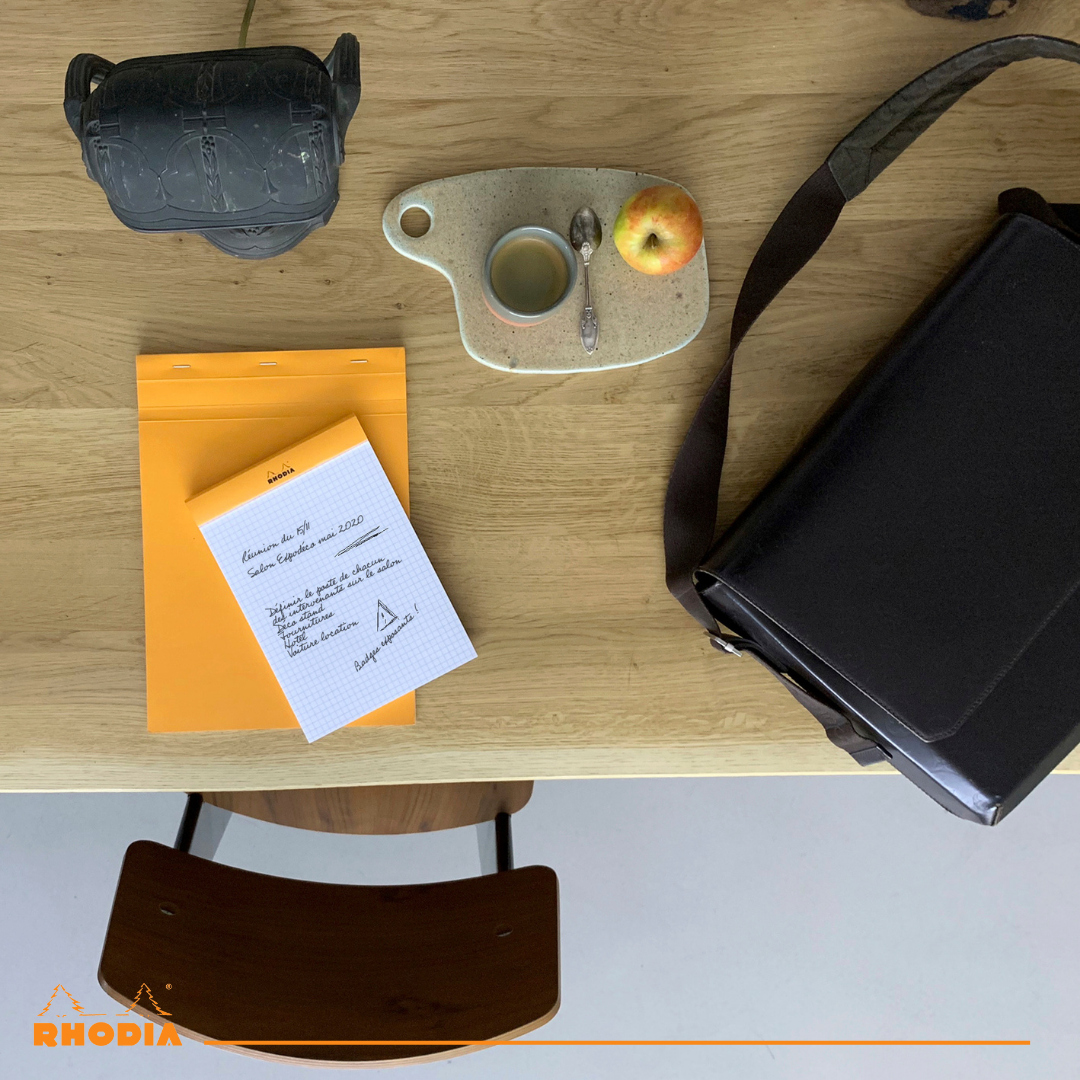 Bloc-Notes Graphique  Orange 4X5.75 RHODIA