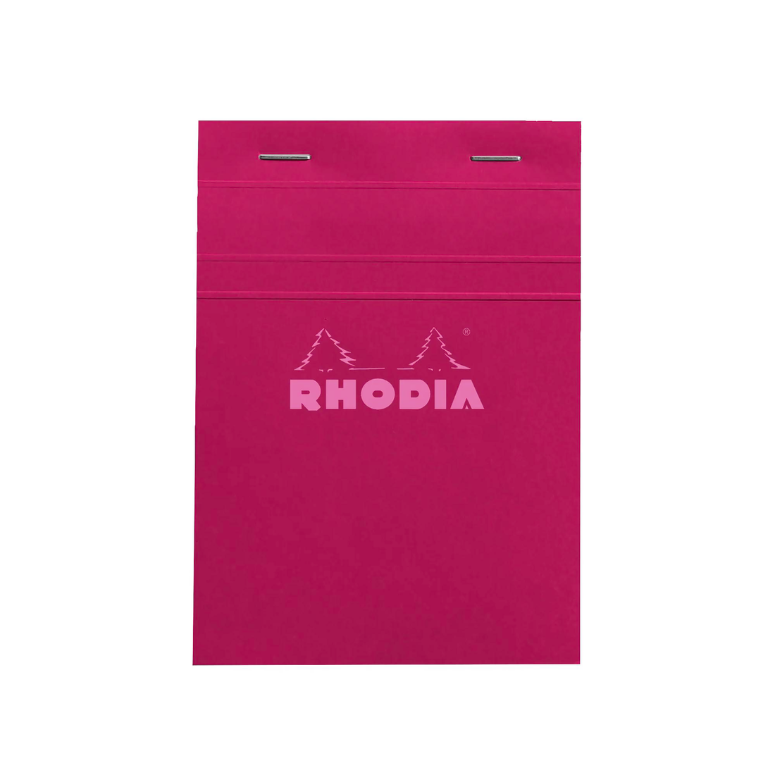 Bloc-notes Rhodia Couleurs quadrillé Prune agrafé 80 feuilles N°13