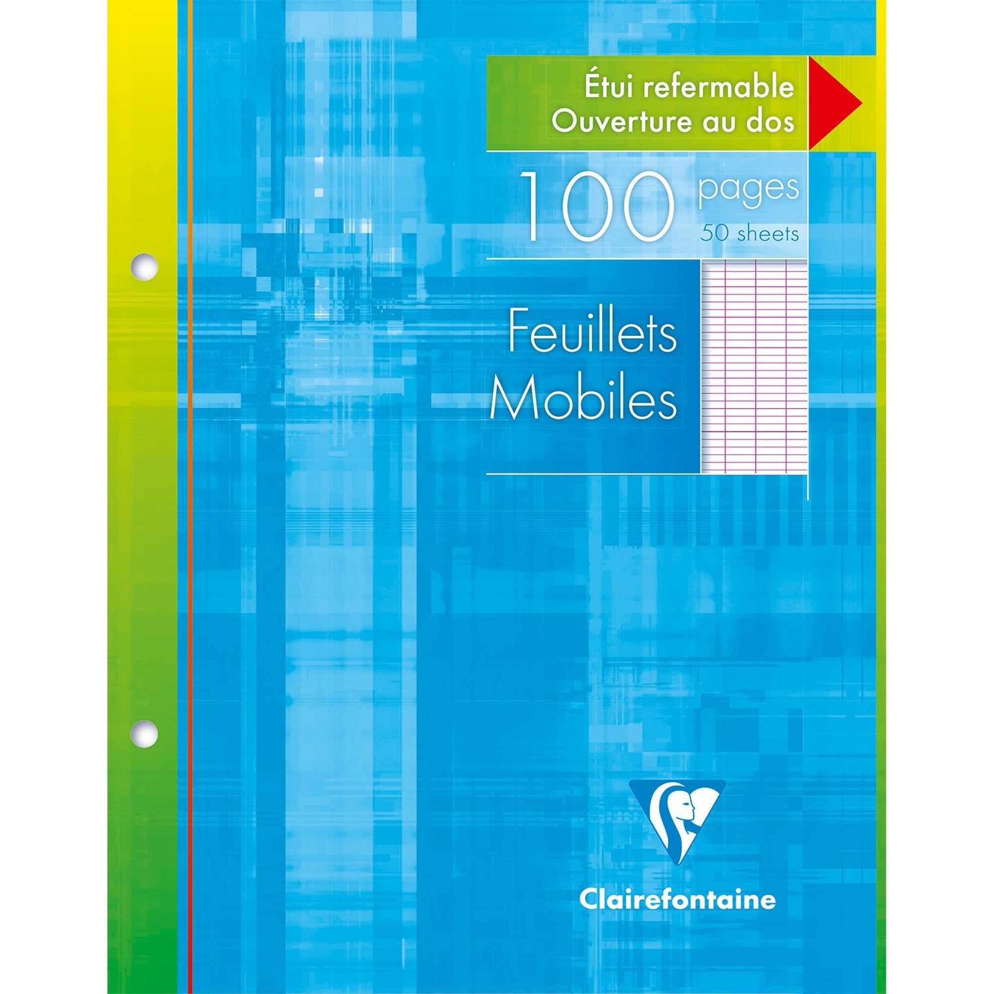 Feuilles Classeurs Seyes 100P 6¾X8¾ CLAIREFONTAINE