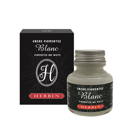 Encre pigmentée blanche 30ml J.HERBIN