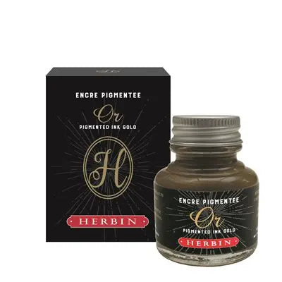Encre pigmentée Or  30ml J.HERBIN