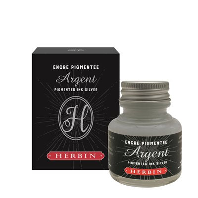 Encre pigmentée Argent 30ml J.HERBIN