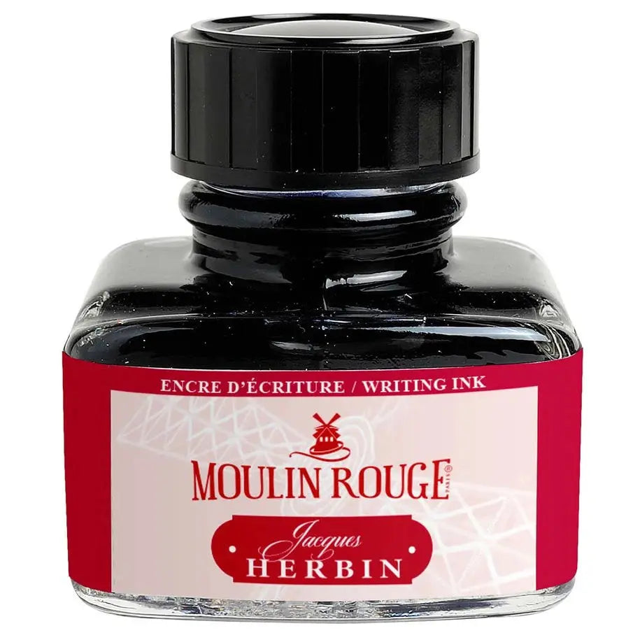 Encre à écrire - Rouge - Moulin Rouge 30ml J.HERBIN