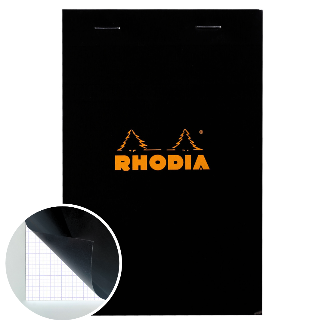 Bloc-Notes Noir  14 4,25X6,75 RHODIA